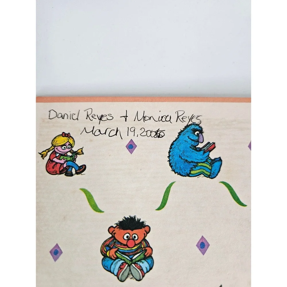 Vintage 1980 Sesame Street Grover's Book‎ of Cute Little Baby Animals Hardcover